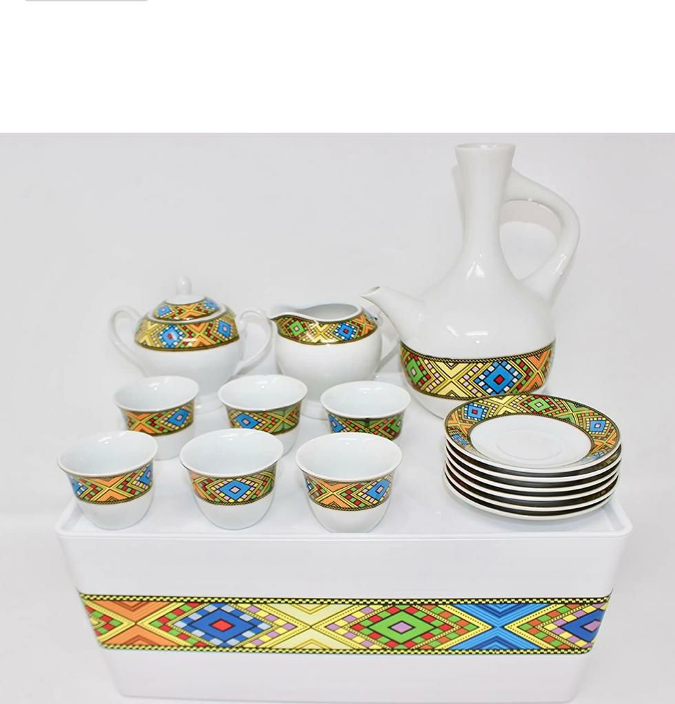 Rekebot - Ethiopian Eritrean Coffee Ceremony Gadget (Diamond Design)